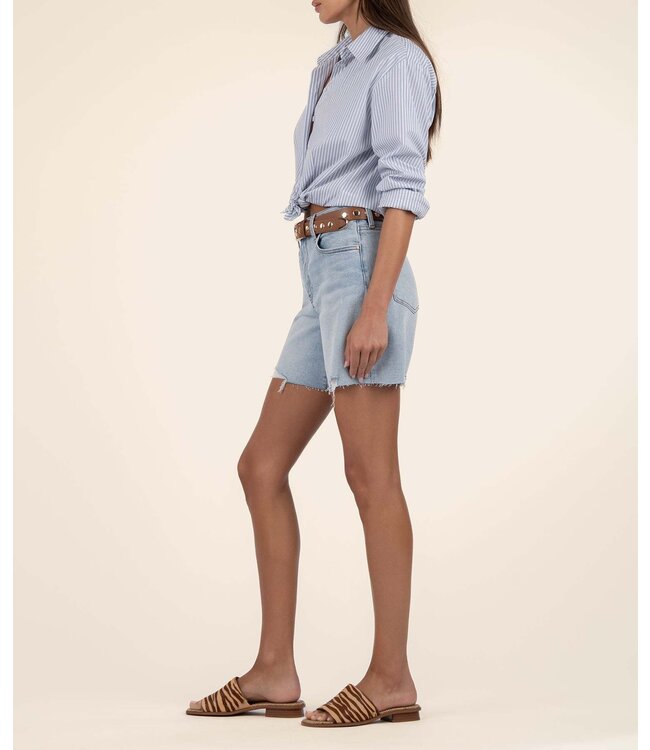 KUT FROM THE KLOTH Hailey High Rise Short with Raw Hem