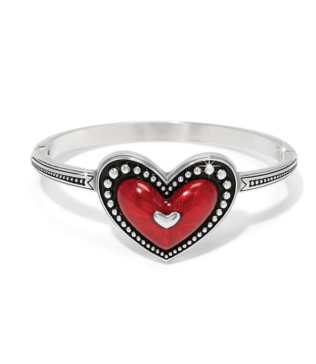 BRIGHTON Love Me Do Hinged Bangle