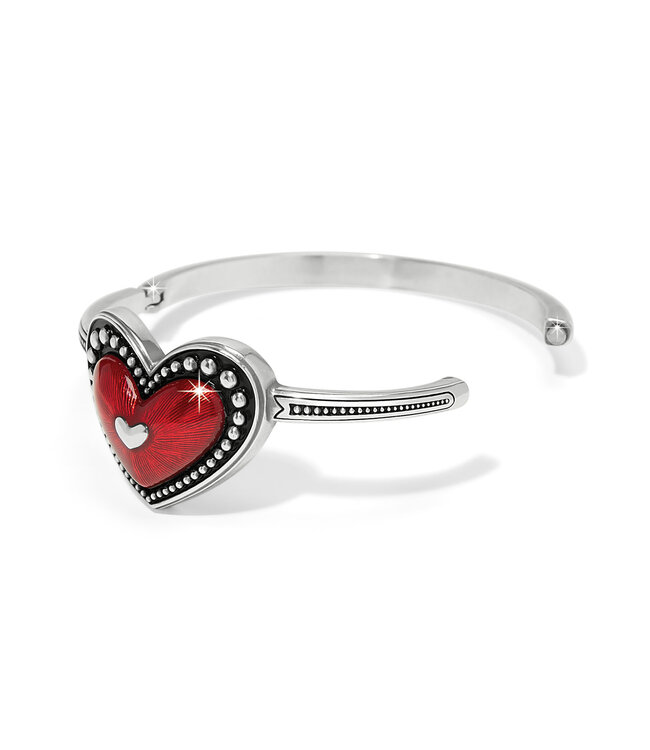 BRIGHTON Love Me Do Hinged Bangle