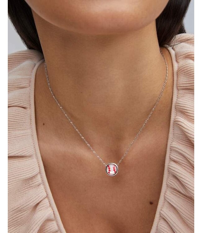 KENDRA SCOTT Baseball Short Pendant Necklace