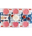 Blue Star Paper Table Runner