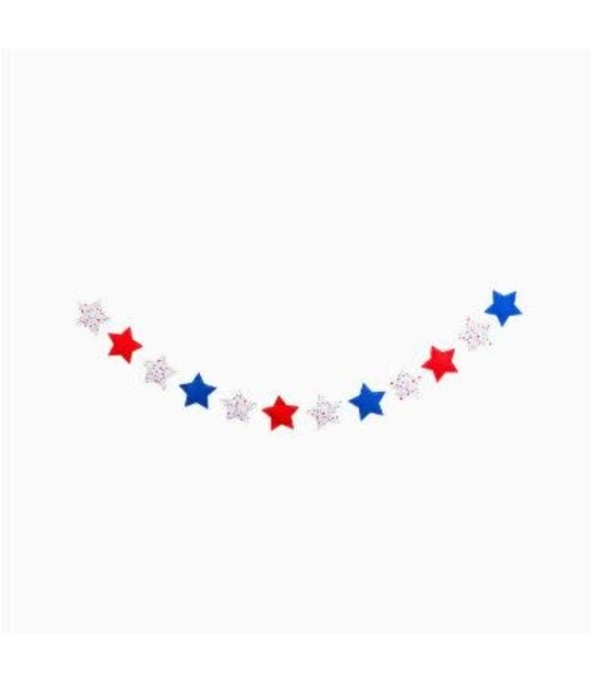 Puffy Felt Star Banner