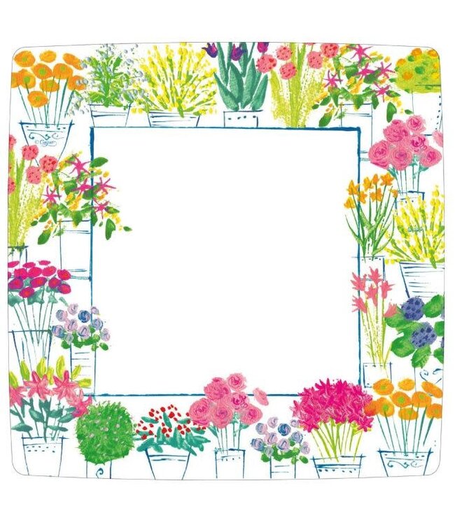 Dinner Plates Square Flower Market