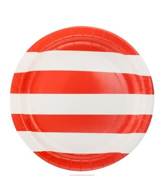 Lady Liberty Paper Plates Red Stripes