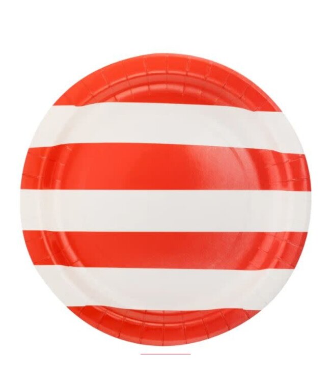 Lady Liberty Paper Plates Red Stripes