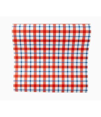 Americana Plaid Paper Table Runner