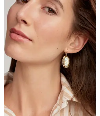 KENDRA SCOTT Dani Figaro Frame Drop Earrings