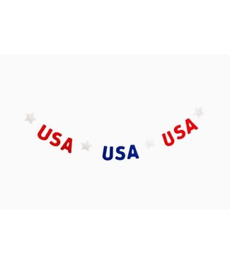 USA Puffy Felt Banner
