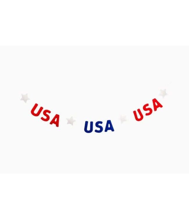 USA Puffy Felt Banner