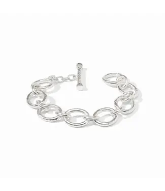 JULIE VOS Catalina Demi Link Bracelet Silver