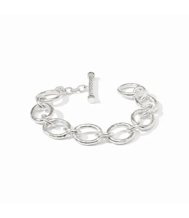 JULIE VOS Catalina Demi Link Bracelet Silver