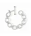 JULIE VOS Catalina Demi Link Bracelet Silver