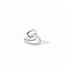 JULIE VOS Wave Wrap Ring Silver
