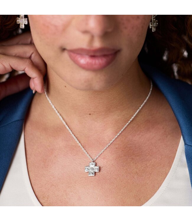 JULIE VOS Canterbury Delicate Necklace Silver