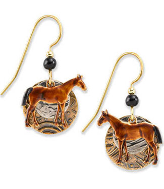 SILVER FOREST Chestnut Mare Earrings