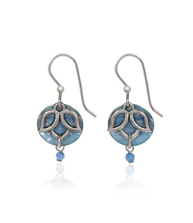 SILVER FOREST Enlightened Lotus Earrings