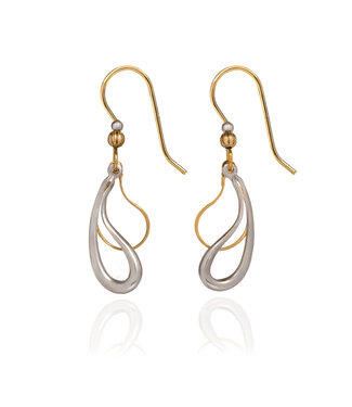 SILVER FOREST Playful Paisley Duet Drop Earrings
