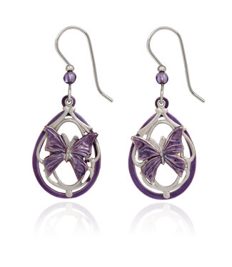 SILVER FOREST Butterfly in Shapes Earrings