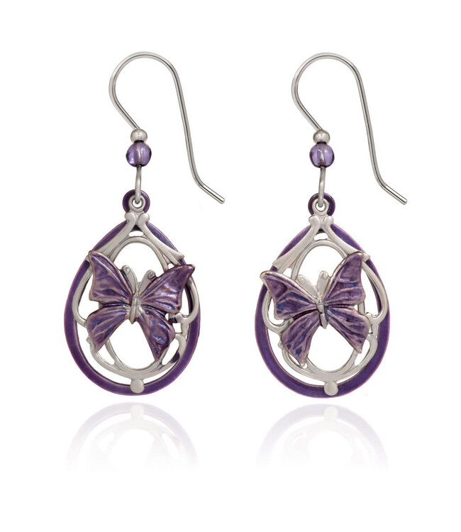 SILVER FOREST Butterfly in Shapes Earrings