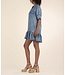 KUT FROM THE KLOTH Bruna Short Sleeve with Wide Cuff Dress Ruffle Hem