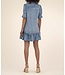 KUT FROM THE KLOTH Bruna Short Sleeve with Wide Cuff Dress Ruffle Hem