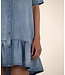 KUT FROM THE KLOTH Bruna Short Sleeve with Wide Cuff Dress Ruffle Hem