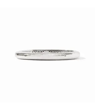 JULIE VOS Catalina Hinge Bangle Silver