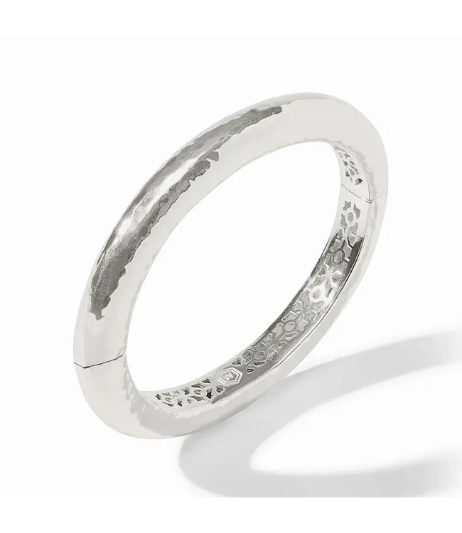 JULIE VOS Catalina Hinge Bangle Silver