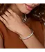 JULIE VOS Catalina Hinge Bangle Silver
