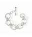 JULIE VOS Catalina Link Bracelet Silver