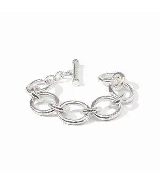 JULIE VOS Catalina Link Bracelet Silver