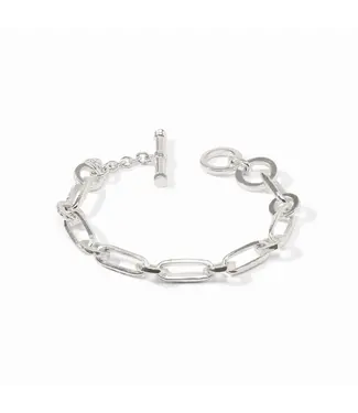 JULIE VOS Palladio Link Bracelet Silver