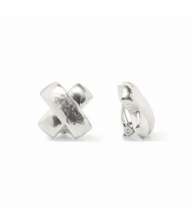 JULIE VOS Catalina X Clip Silver