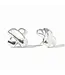 JULIE VOS Catalina X Earring Silver