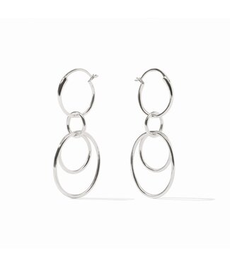 JULIE VOS Simone 3-in-1 Earring Silver
