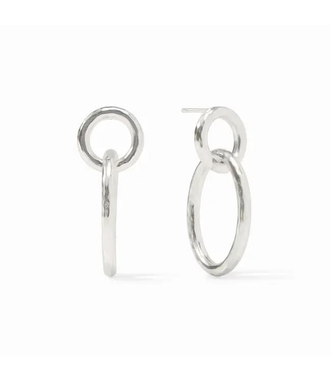 JULIE VOS Catalina Link Earring Silver