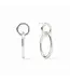 JULIE VOS Catalina Link Earring Silver