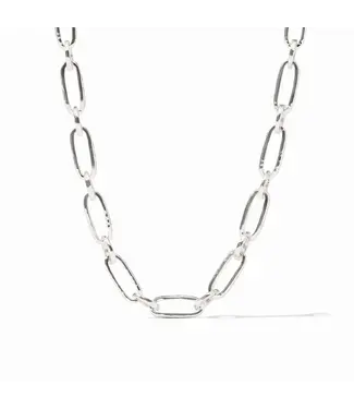 JULIE VOS Palladio Link Necklace Silver