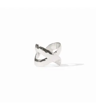 JULIE VOS Catalina X Ring Silver