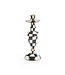 MACKENZIE CHILDS Courtly Check Enamel Candlestick - Medium
