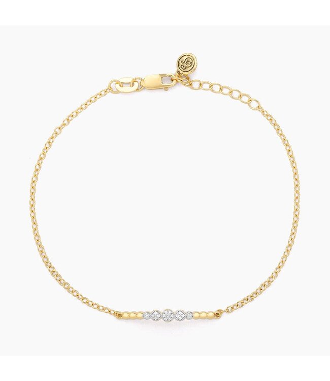 ELLA STEIN Beaded Connection Chain Bracelet