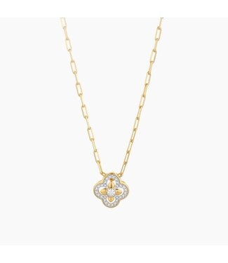 ELLA STEIN Contemporary Bloom Pendant Necklace