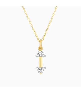 ELLA STEIN Pump It Up Pendant Necklace