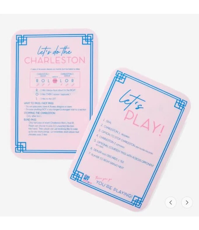 Mahjong Tile Shuffler Light Pink