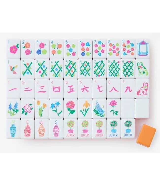 Sunset Mahjong Tiles