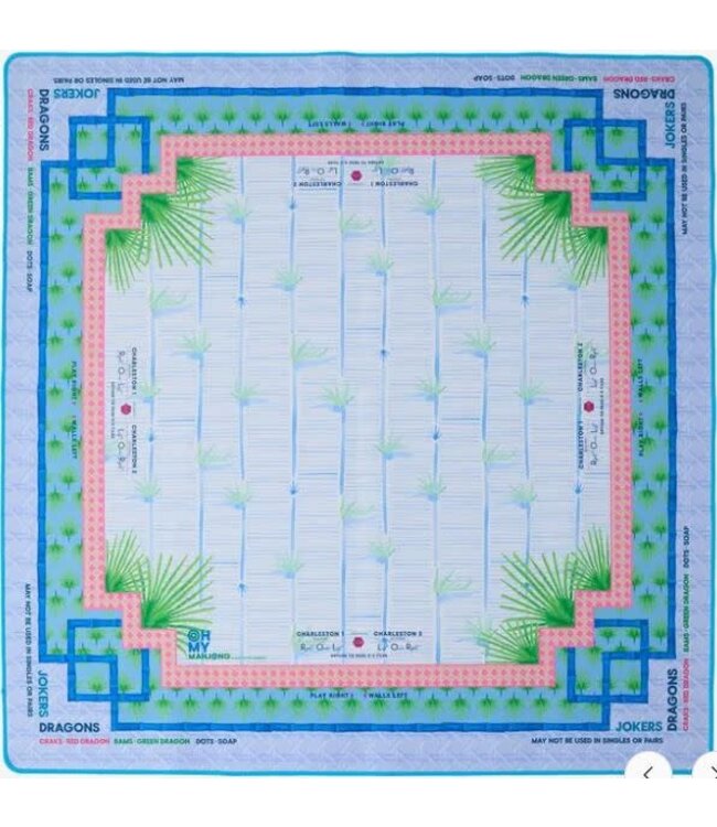 Palm Paradise Mahjong Mat
