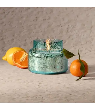 CAPRI BLUE Volcano, Blue Textured Mercury Signature Candle