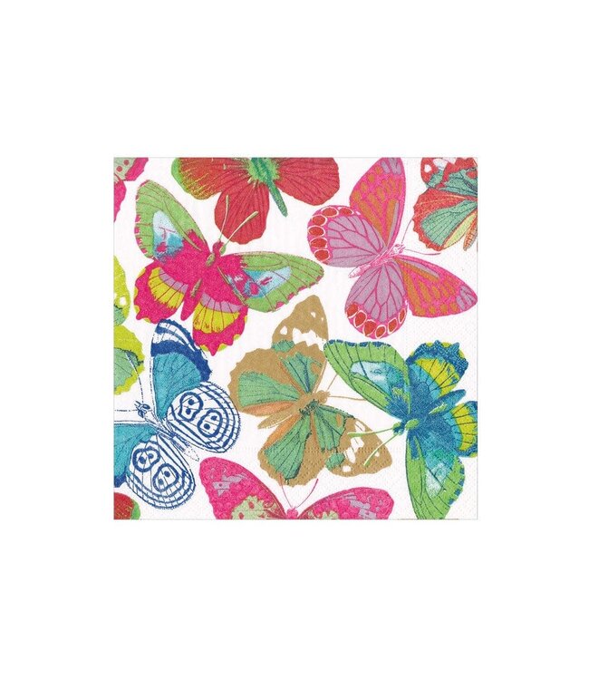 Butterflies Bright - Napkin Cocktail