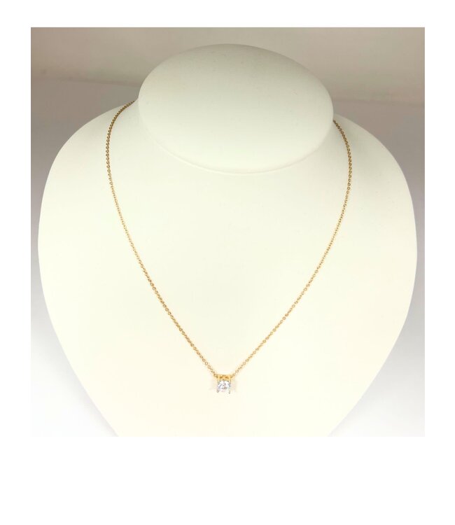 ELLA STEIN Lab-Grown 0.75 Ct Round Diamond Necklace