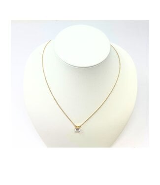 ELLA STEIN Lab-Grown 1.00 Ct Round Diamond Necklace